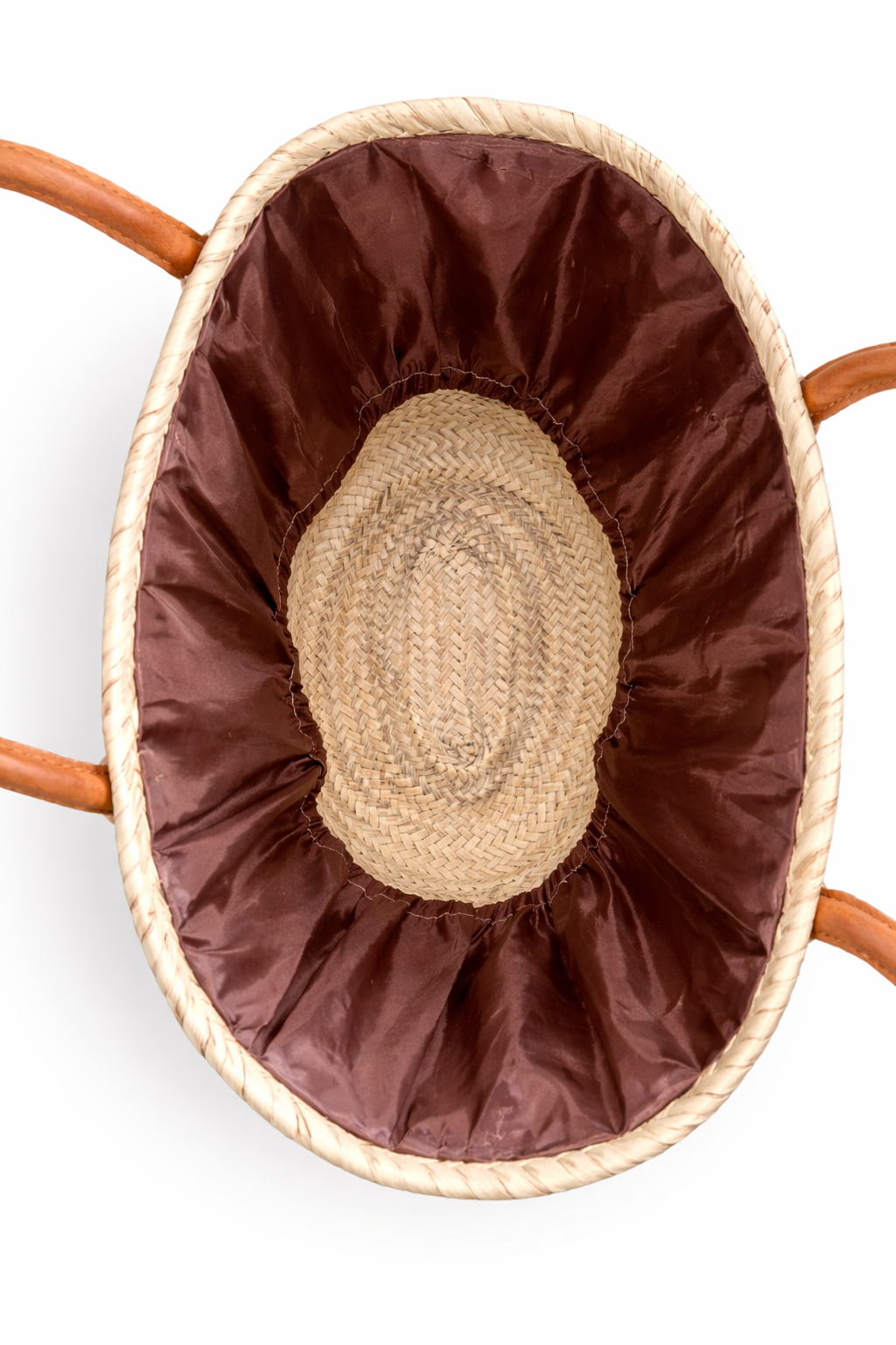 Sac en paille bohème à franges – Beige