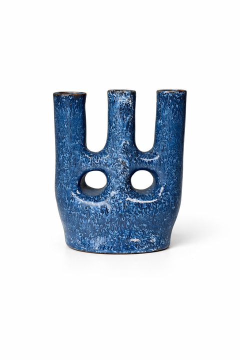Keramik Doppel Schleifen Vase – Moderne Dekoration