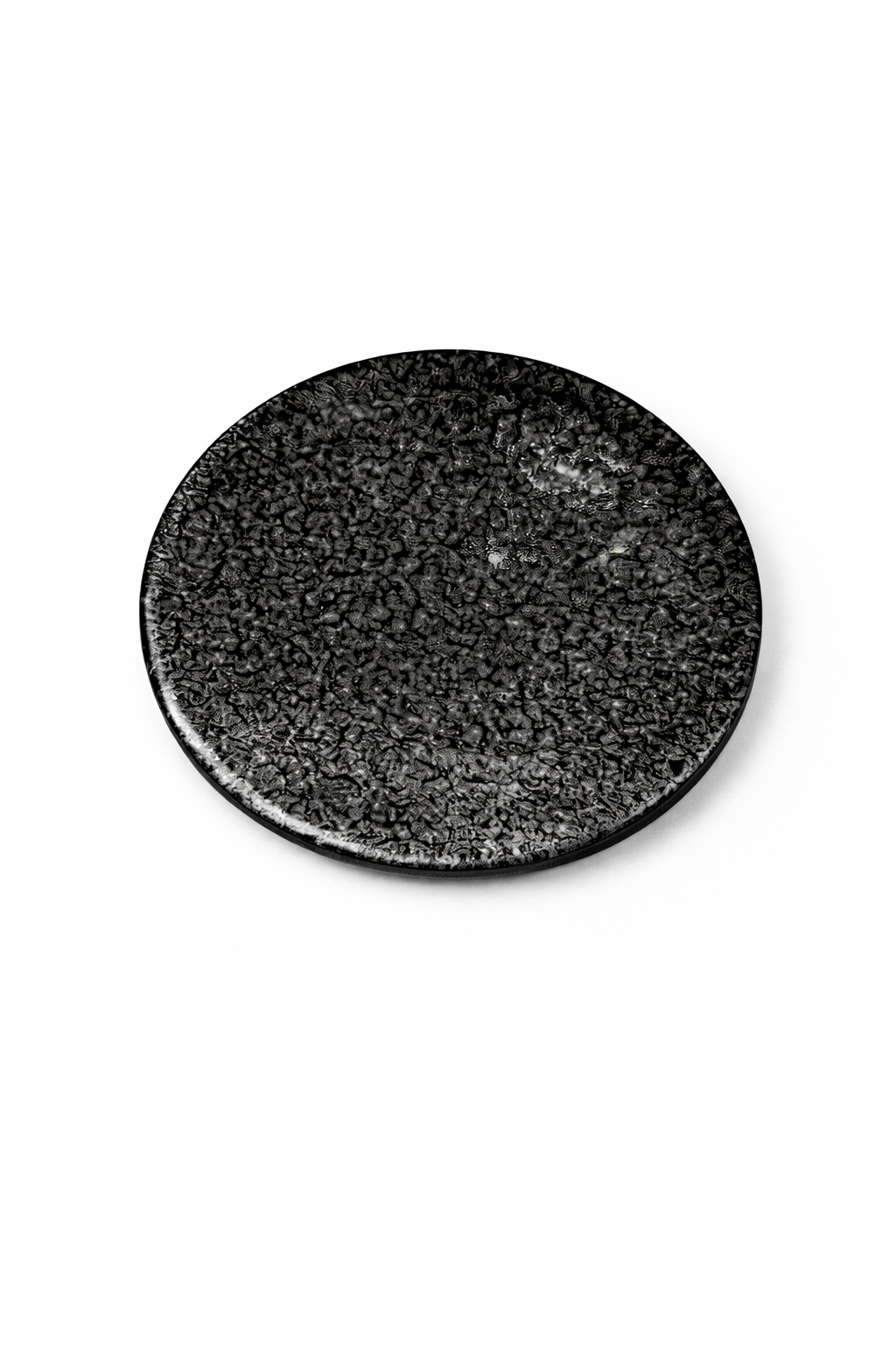 Tasse à espresso et soucoupe en céramique noire – 100 ml