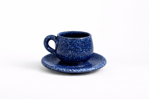 Ceramic Espresso Cup with Saucer – Glossy Espresso Coffee Cup – 35 ml (Copy)