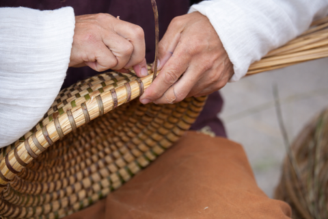 Tissé à la main, sans machine